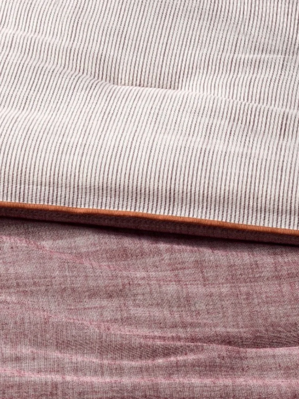 HEARTH & HAND NWT 3pc King Reversible Duvet Cover Set -Burgundy